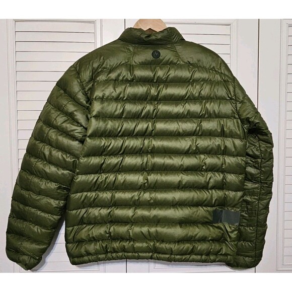 Marmot Mens 700 Down Fill Green Puffer Coat Size Large - Picture 2 of 7